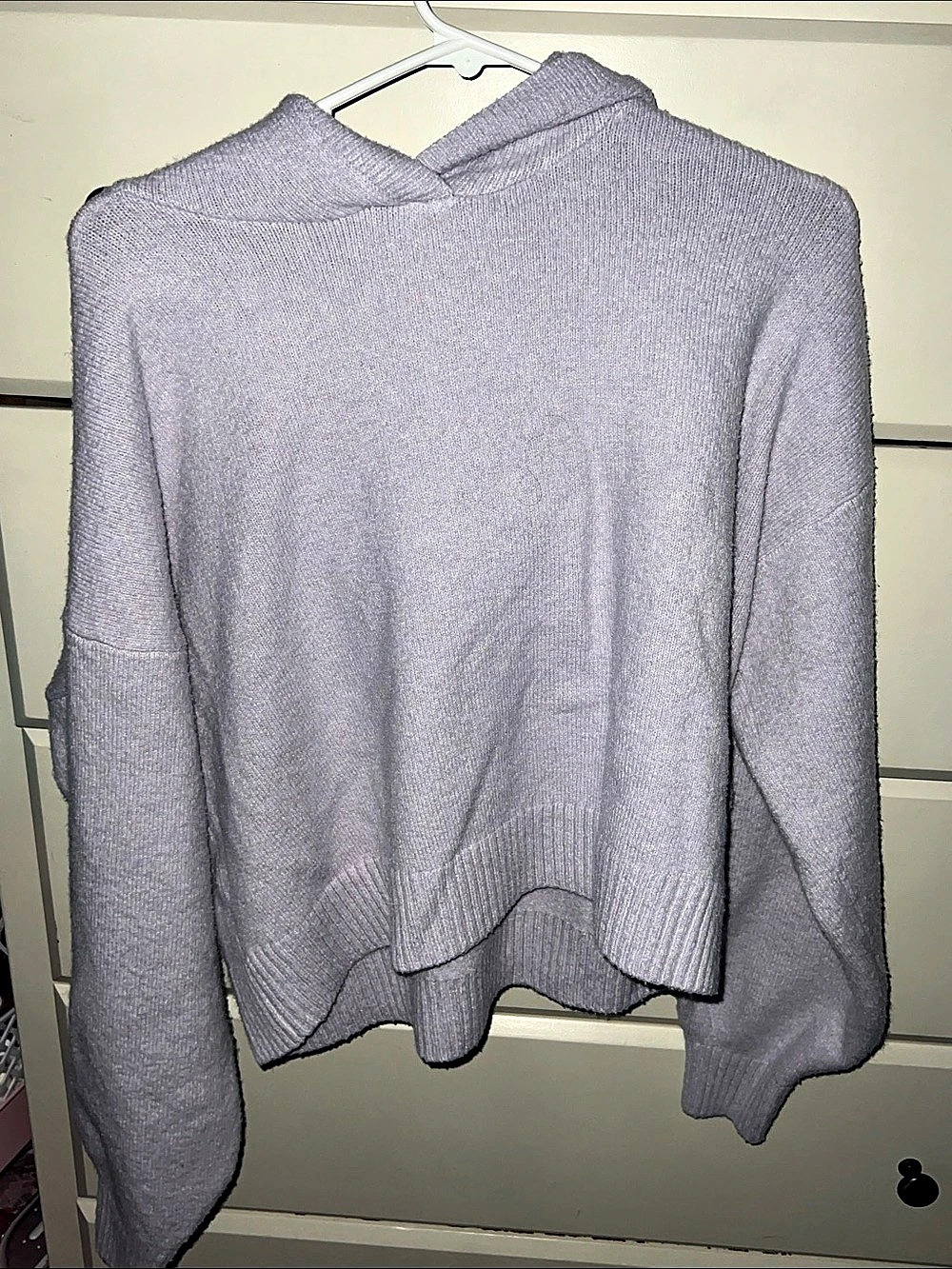 Hollister Cowl Neck Sweater in Purple Size Small